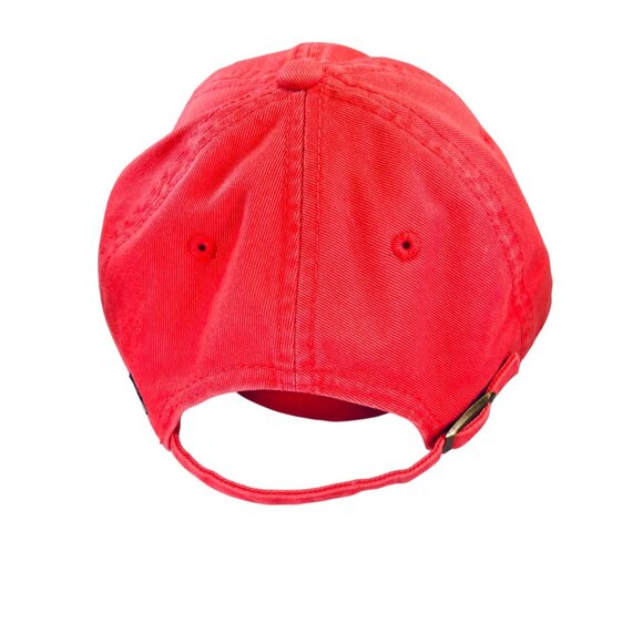 Life Is Good Heart Mountain Embroidery Faded Orange Red Baseball Cap Adjustable - Picture 8 of 10